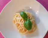 A picture of step 5 of Spaghetti al limone e basilico.