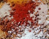 A picture of step 3 of Chatpata chivda.