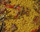 Foto del paso 4 de la receta: Arroz con alcachofas, pimiento y judías