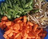 Foto langkah ke 1 dari resep Tumis Buncis Wortel Tauge.