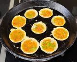 A picture of step 3 of Egg vegetable paniyaram.