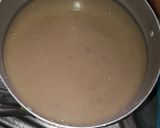 A picture of step 3 of Beans soup and pounded.