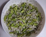 عکس مرحله 5 از دستور تهچین شوید باقالی با گوشت چرخکرده😋