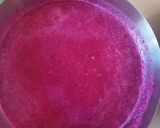 A picture of step 1 of Pink khichu/ red velvet khichu.