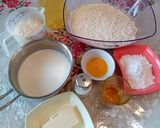 Habkönnyű szalagos fánk 🍩 recept fázis 1 fotója