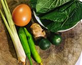 Hình bước làm 1 của món Chả cá mòi - lá lốt