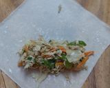 A picture of step 3 of Chicken spring rolls.