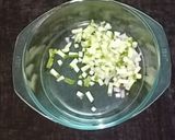 A picture of step 1 of Kurkure Bhel.