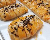 Foto langkah ke 8 dari resep Bolen Cokelat Keju Pisang Ambon.