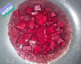 A picture of step 1 of Red velvet chocolate cake.