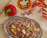 عکس مرحله 2 از دستور سالاد تن ماهی و لوبیای قرمز