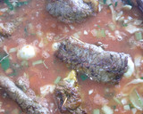 Foto del paso 1 de la receta: Bistec relleno, en caldillo y con verduras a la Mario, s