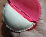A picture of step 3 of Coconut stuffed Gujiya.