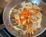 A picture of step 4 of Yakisoba (焼そば).