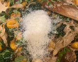 A picture of step 4 of Mushroom and calvolo nero gnocchi.