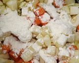 Tejszínes karalábé leves, rizsbetéttel recept fázis 1 fotója