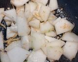 A picture of step 2 of WINTER MELON with DRIED SHRIMP.