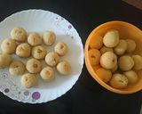 A picture of step 3 of Coconut laddoo.