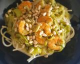 Une image de l'étape 1 de Crevettes au pesto.
