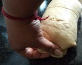 A picture of step 15 of Stuffed Potatoes Wheat Flour Bread No Yeast No Oven.