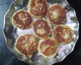A picture of step 2 of Tikki chaat.
