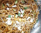 A picture of step 7 of Schezwan chowmein.