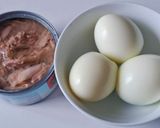Hình bước làm 2 của món SALAD cá ngừ hộp sốt dầu giấm