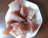 Foto langkah ke 1 dari resep Ikan tuna bumbu woku dengan jagung.