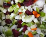 किनोवा वॉलनट सलाद (Quinoa Walnut Salad recipe in hindi) रेसिपी चरण 5 फोटो
