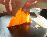 A picture of step 3 of Orange Wheat Crepe Cake.
