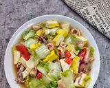 Foto langkah ke 4 dari resep Tumis sawi putih tahu cumi asin.