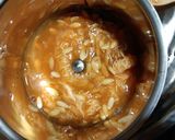 A picture of step 2 of Musk melon seed juice.