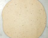 A picture of step 4 of Ajwain poori.