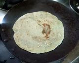 A picture of step 2 of Bajara roti.