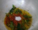 A picture of step 3 of Dal pakwan.