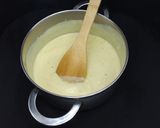 Foto del paso 5 de la receta Macarrones con salsa de nata y mostaza dulce