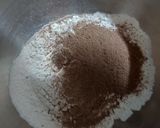A picture of step 1 of Chocolate muffin.