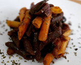 Foto del paso 8 de la receta: Penne de zanahorias sin gluten con salsa de anchoas y calamar