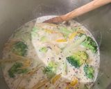 A picture of step 4 of Linguine-ish (vegan).