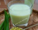 Hình bước làm 4 của món Sữa cốm, điều, lá dứa
