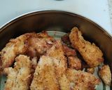 A picture of step 2 of Homemade breadcrumbed chicken pieces.