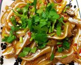 Hình bước làm 8 của món Nộm tai lạnh Tứ Xuyên (Sichuan cold pig ears)