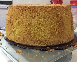 Pandan Suji Chiffon cake (cendol chiffon cake) 🤔 - Step 15