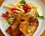 Une image de l'étape 5 de Escalope de dinde à la milanaise.
