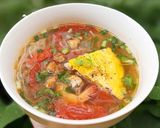 Hình bước làm 2 của món Bún riêu tôm khô
