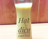 Hình bước làm 3 của món Sữa hạt điều carrot