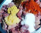A picture of step 2 of Beef Tikka Boti.