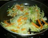 A picture of step 4 of Stir fry cabbage and carrot.