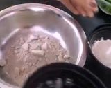 A picture of step 1 of Marwadi Bajra Methi Roti.