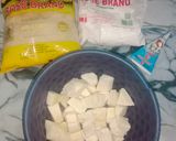 Foto langkah ke 1 dari resep Cenil Singkong🍡❤💛💚💙💜.